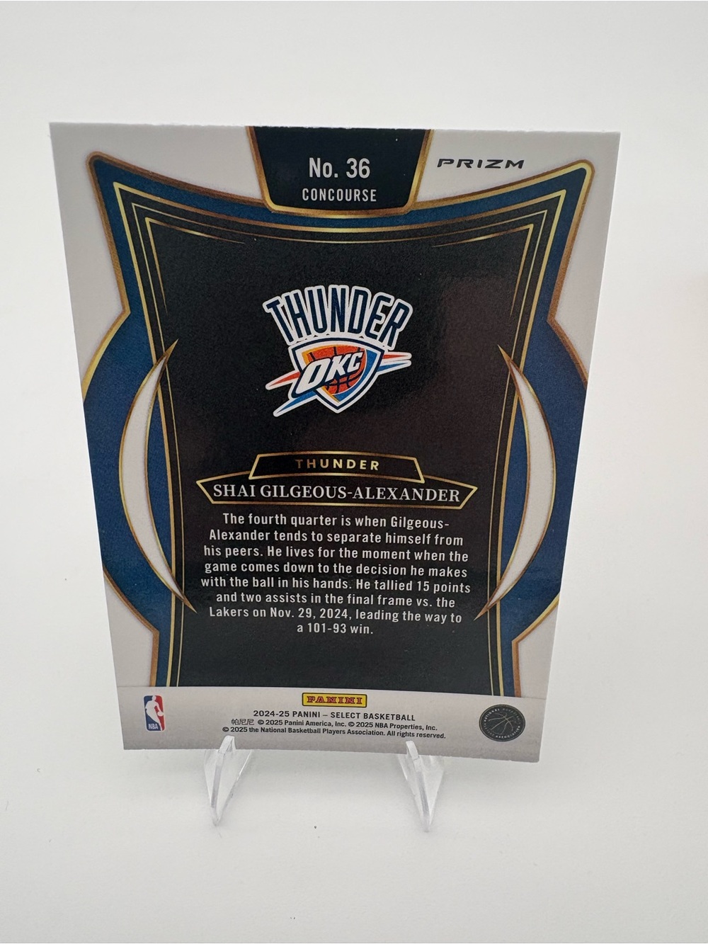 Shai Gilgeous-Alexander Thunder 5-Card Lot 🔥 2019 Prizm Green #122 PSA 9 🔥 - Picture 5 of 11